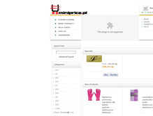Tablet Screenshot of miniprice.pl