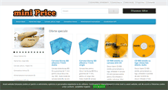 Desktop Screenshot of miniprice.ro